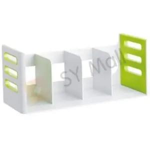 SY몰 4단책꽃이 연두 북스탠드 화일꽂이 책정리대