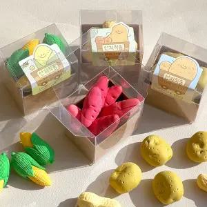 산지직송 구황작물 지우개 낱개 랜덤발송 문구 귀여운 학용품 야채 채소 미니어처