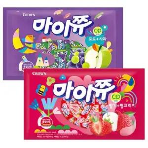 마이쮸 720gX2개 혼합 (딸기+핑크리치/포도+사과)