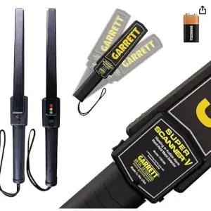 가렛 슈퍼 스캐너 9V 디텍터 메탈 헬드 핸드 V