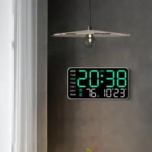 숫자큰벽시계 무선 LED벽시계 배터리 건전지