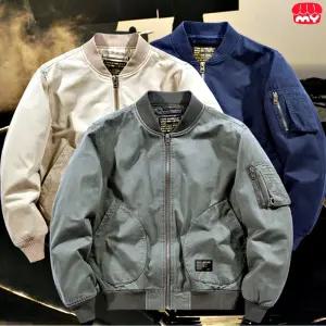 남성 블루종 점퍼 오버핏 바람막이 항공점퍼 기능성 아우터