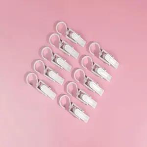 옷장 길이 조절 압축봉 옷걸이 후크 집게 10p/캠핑/걸이/걸어주는/걸이형/고리형/집개/회전/360도/모자걸이