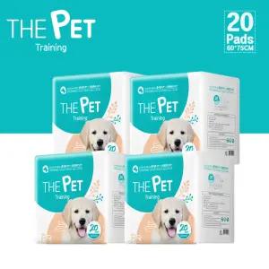 국내생산 더펫패드 74g 20매 4팩 무향 강아지 배변패드 강아지 애견