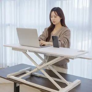 [롱코] 모션데스크 스탠딩 높이조절 책상 스탠워크 거치형 950