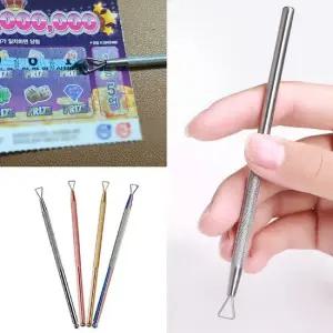 젠나나 복권긁는도구 스피또 긁개 즉석복권 스크래퍼 행운가득 스크래치제거 판촉용품