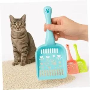 화장실삽 캣라이프고양이배변처리모래삽반려묘똥청소삽 WFKQR8H