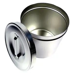 알콜솜 미용 왁싱 네일아트 병원 솜통 스텐 거즈 스폰지 캔 5호 비품