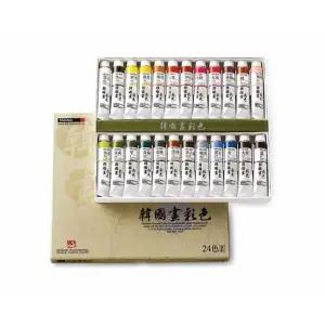 신한 한국화물감 24색 20ml B 미술용품 동양화물감