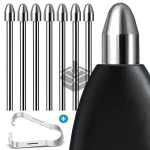 삼성 갤럭시 S펜 탭 S9 S23 펜용 교체 펜촉, 티타늄 합금 금속 예비 및 제거용 핀셋 포함 리필 세트