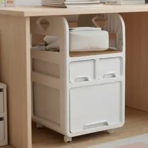 히키스 공부방 수납장 가방 잠금 HTB2 이동식 트롤리 서랍 사무실 2단 무빙