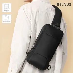 빌리버스 남성 슬링백 미니 크로스백 생활방수 웨이스트백 도난방지 BSZ484