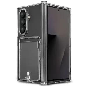 B2M 링코 퓨어 갤럭시 Z폴드7 힌지커버 카드수납 투명 젤 하드 범퍼 케이스