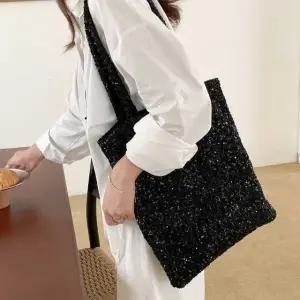 스팽글소재 데일리백 유니크 스타일 숄더백 가벼운 (WFG06I2)