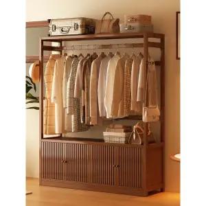 월넛 행거 스탠드 원목 선반 코트랙 옷장 1000 옷걸이 심플 편한 가방걸이 고급