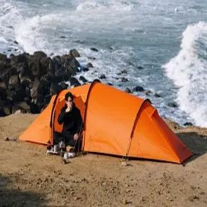 터널형 텐트 비박 2인용 백패킹 동계 캠핑 경량 쉘터 백팩킹 하이킹