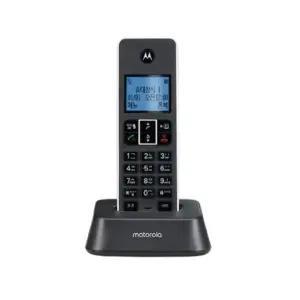 모토로라 발신자 정보표시 스피커폰 16가지 벨소리 디지털 자동응답 무선전화기_블랙