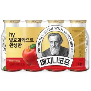 [한국야쿠르트]메치니코프플레인사과 140mlX4