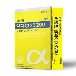리얼핏 알파CD 알파시클로덱스트린 3200 분말 알파시디 효능 30포