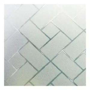 빈티지 무접착 창문 필름 스티커 유리 장식용 3D 효과