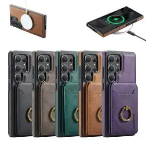 갤럭시 s26 s25 s24 s23 마그네틱 카드지갑 링 고리 가죽 케이스