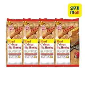 [오뚜기][본사직영] 오뚜기 리얼 바삭한 빅핫도그 480g 4개
