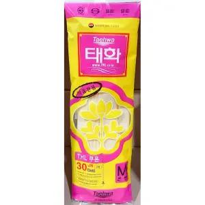 고무장갑(썬밴M 아이보리 )X10/태화/고무장갑/고무장갑10개/주방/장갑/김장/고무/김장용/중/사이즈/식품용