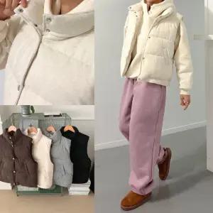 패딩단품,SET가능 노미 조끼 패딩 4color 포근 웰론 하이넥 패딩 베스트