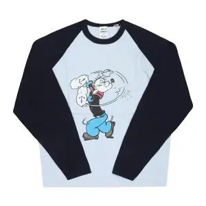 [와일드동키] TL-ROCCO LIGHT BLUE/NAVY 공용 긴팔티