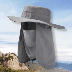자외선 보호 모자 회색 야외 일할때쓰는 해가림 선캡