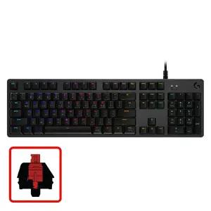 로지텍코리아 공식 G512 GX RED 유선 게이밍 키보드 (적축)