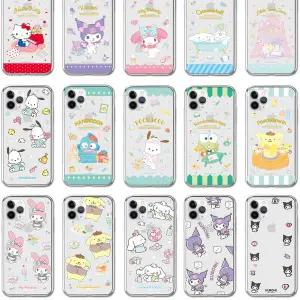 아이폰7 8 SE2 SE3 16e 17e 산리오 헬로키티 쿠로미 시나모롤 캐릭터3 투명젤리 휴대폰 케이스