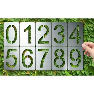 도색판 숫자 도색 새기기 도안 플레이트 글자 스텐실 알파벳