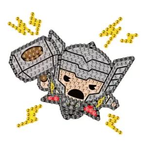 마블 시리즈 뉴 토르 보석십자수 스티커 10x10cm