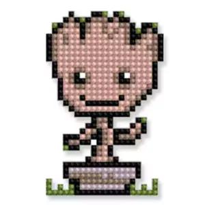 마블 어벤저스 그루트 보석십자수 스티커 10x10cm