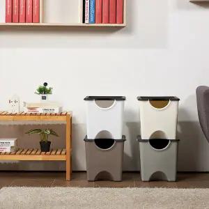 에코홀릭 재활용 분리수거함 60L 4단 (총 240L)