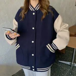 포켓 여성 야구점퍼 기모 야구잠바 박시핏 여자 자켓