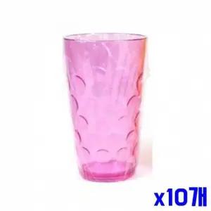 WL 튼튼한 물방울 맥주컵 x10개 가정용컵 주방컵 물컵