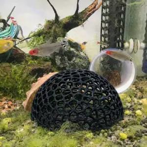 루캔필 어항 메쉬 돔 치어 새우 은신처 놀이터