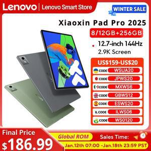 레노버 샤오신 패드 프로 2025 12.7인치 태블릿  글로벌롬 디멘시티 8300 2.9K 144Hz 디스플레이 안드로이