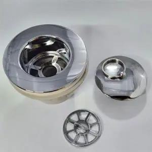 욕조배수구 트랩세트 악취차단 교체용 / 호스없음 / 일자 마개부분만