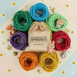 콩콩이 고무줄놀이 7m 굵은 패브릭 플레이로프 전통체육놀이