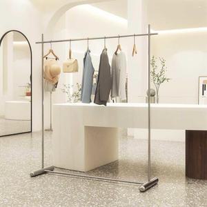 바이디움 의류매장행거 옷가게 옷걸이 스탠드 실버 철제 스텐 행거