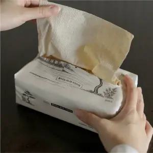 담이연 뽑아쓰는 대나무 천연펄프 키친타월, 먼지없는 무형광 무표백 키친타올, 100매 9개