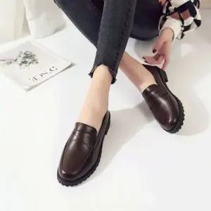 로퍼 신발 여자 캐주얼 3컬러 페니 정장 청키통굽