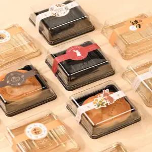 사각 투명 화과자 약과 상자 떡 포장박스 50개 케이스