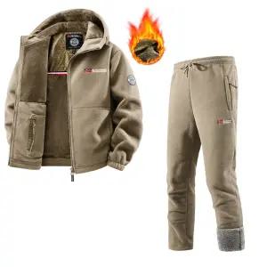 겨울 남자 후리스 방한복 방풍 기모 상하의 세트 아웃도어 보온 작업복