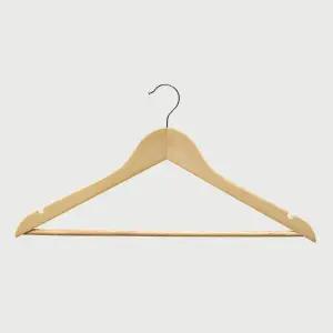 아임홈리빙 지니 리얼우드 상의 옷걸이 10P