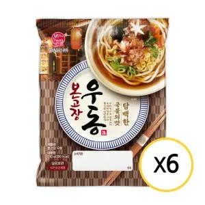 한일식품 본고장 우동 210g x 6개