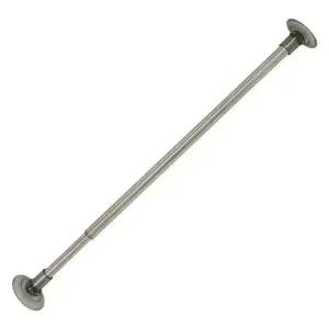 웰렉스 무타공 압축봉 베란다 빨래건조대 스테인리스 틈새 옷봉 행거 BSS